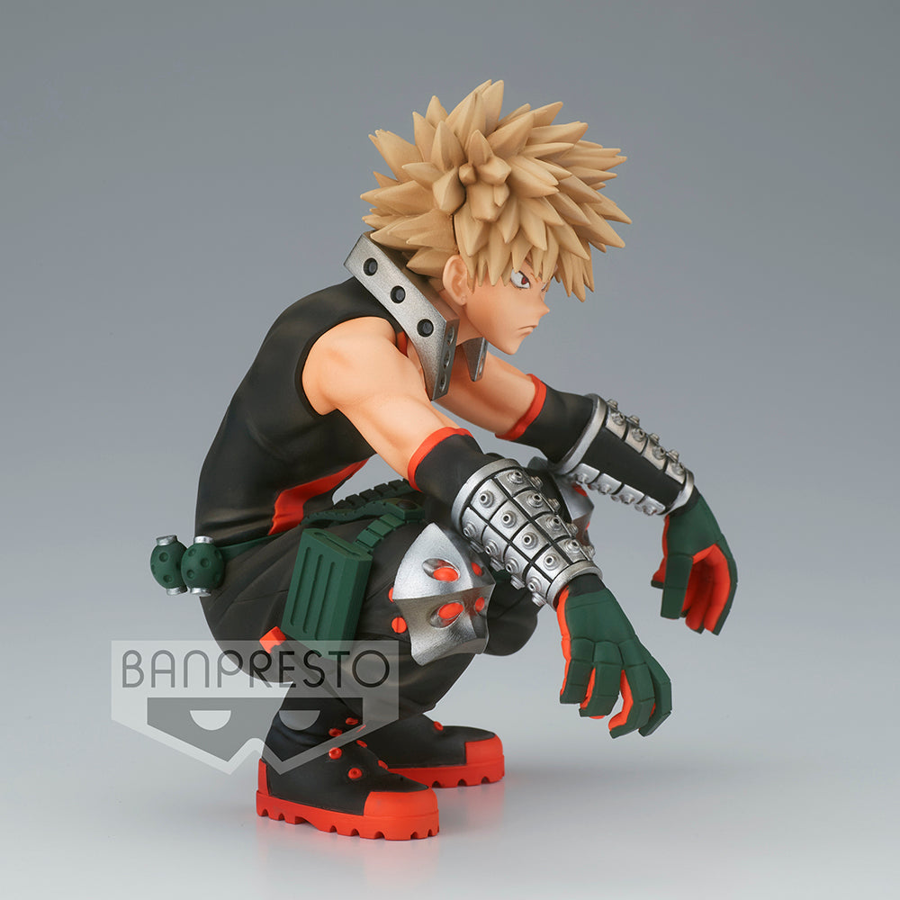Bakugo Figure from My Hero Academia. Front profile, High quality, Fast Shipping. Side Profile right.