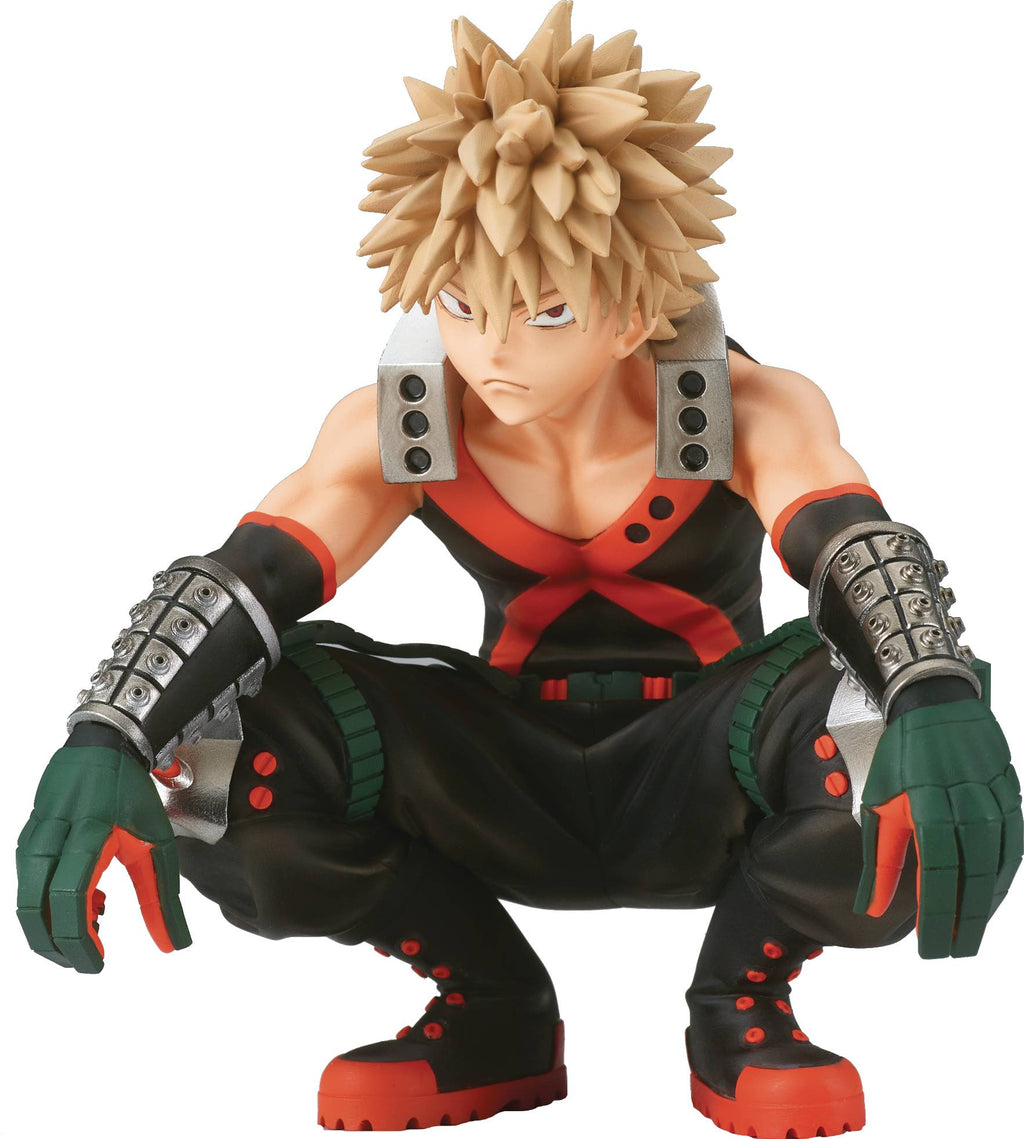 Bakugo Figure from My Hero Academia. Front profile, High quality, Fast Shipping.