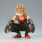Bakugo Figure from My Hero Academia. Front profile, High quality, Fast Shipping. Grey background