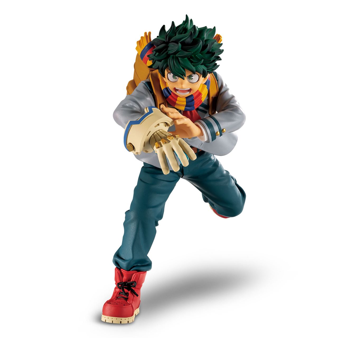 Izuku Midoriya from My Hero Academia. Official Banpresto figure. Front profile High quality, Fast shipping.