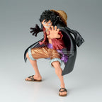 Luffy From One Piece. Official Banpresto Figure, High quality, Fast shipping. Haki Front profile grey
