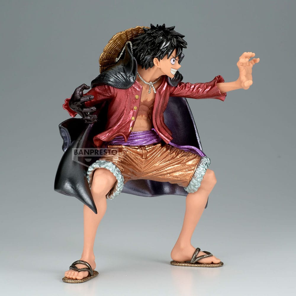 Luffy From One Piece. Official Banpresto Figure, High quality, Fast shipping. Haki Side profile.